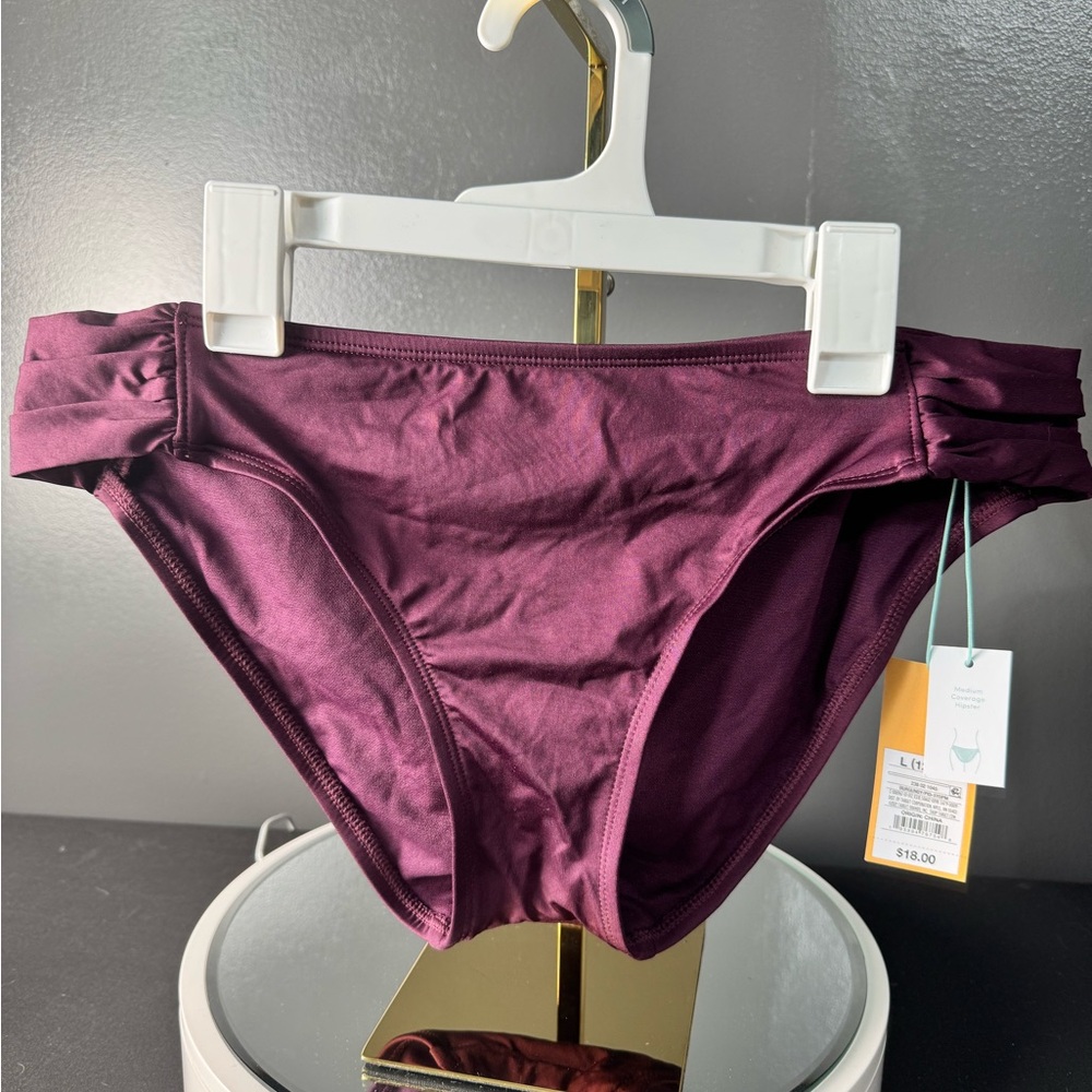 Kona Sol Burgundy Bikini Bottom
